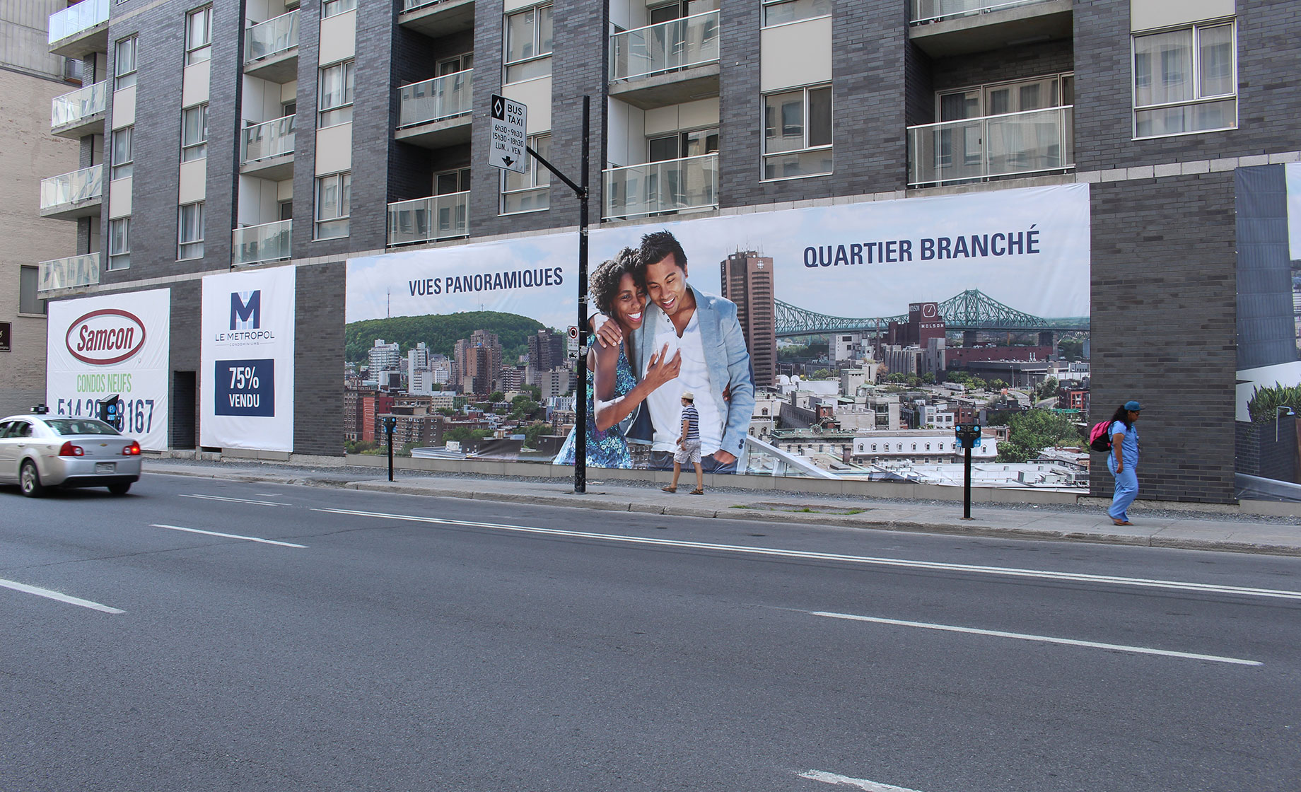 Metropol Condos Building Wrap by Webmovement (Summer Version)