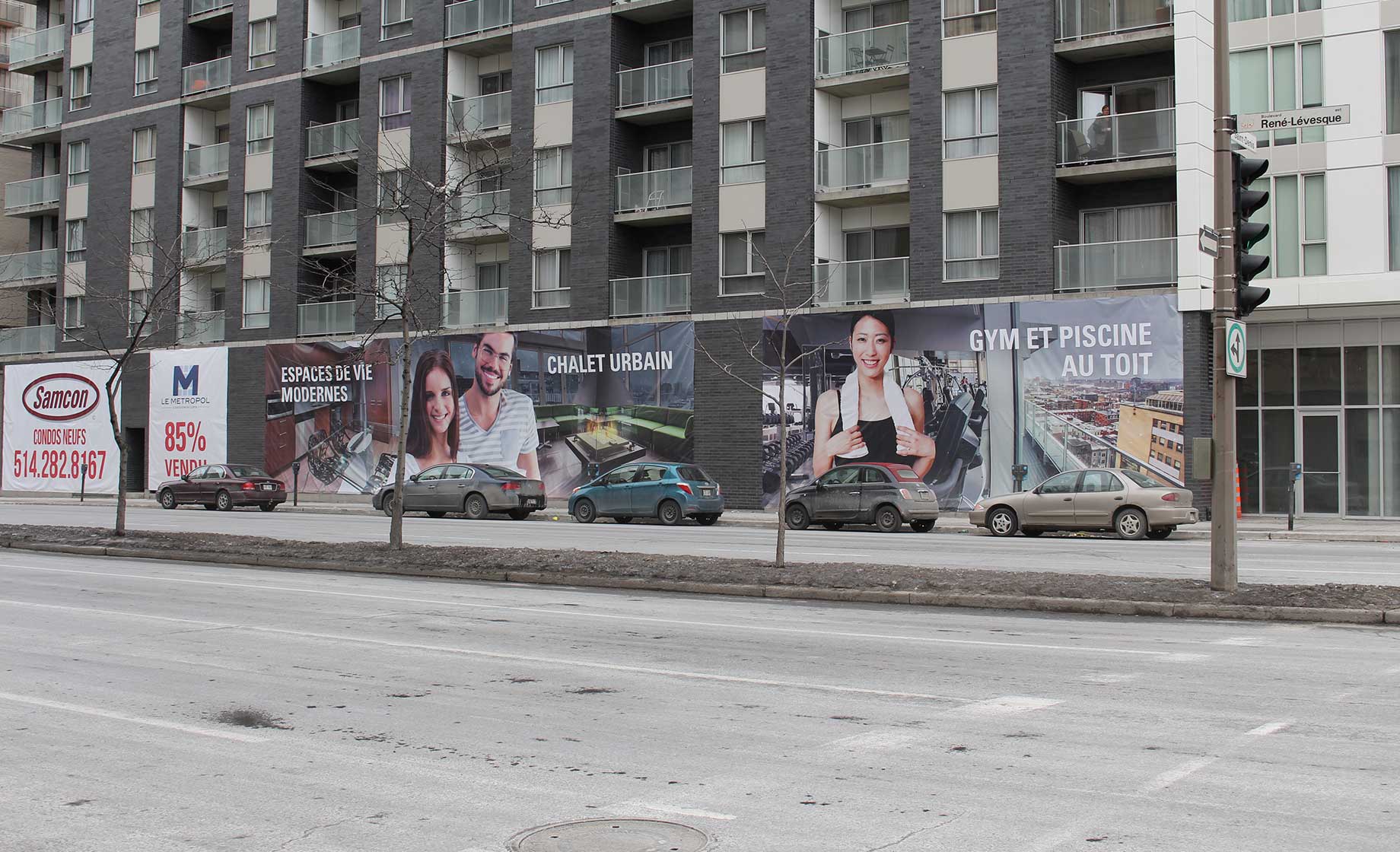 Metropol Condos Building Wrap by Webmovement (Winter Version)
